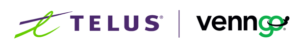 Telus logo x venngo