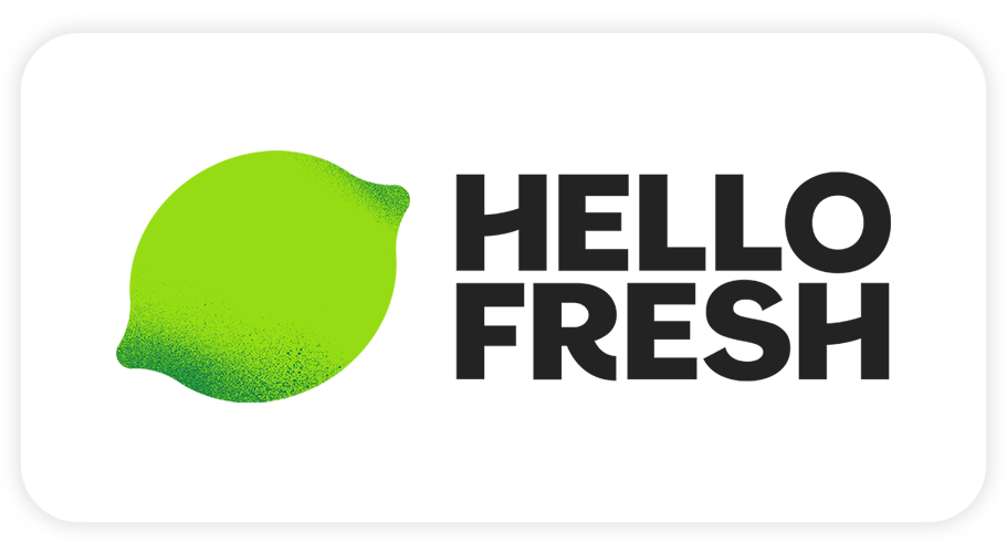 Logo template slider hellofresh