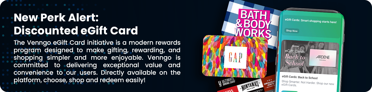 Platform update giftcard banner